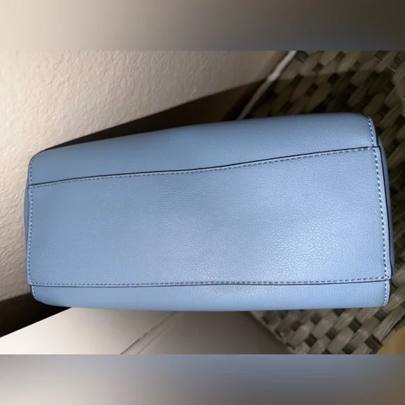 Nine West Light Blue Structured Top Handle Crossbody - Picture 5 of 14